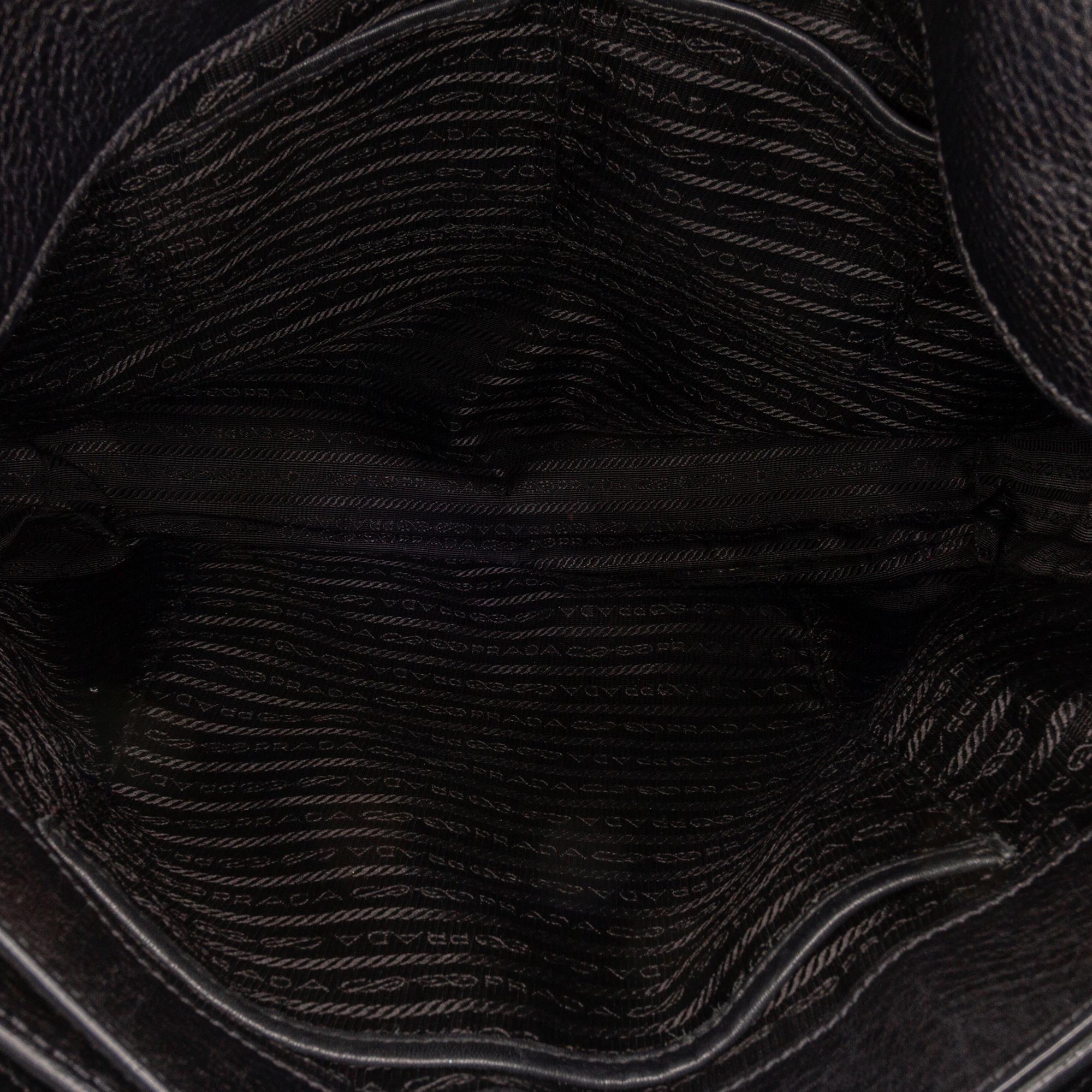 Prada Vitello Daino Satchel (SHG-26973)