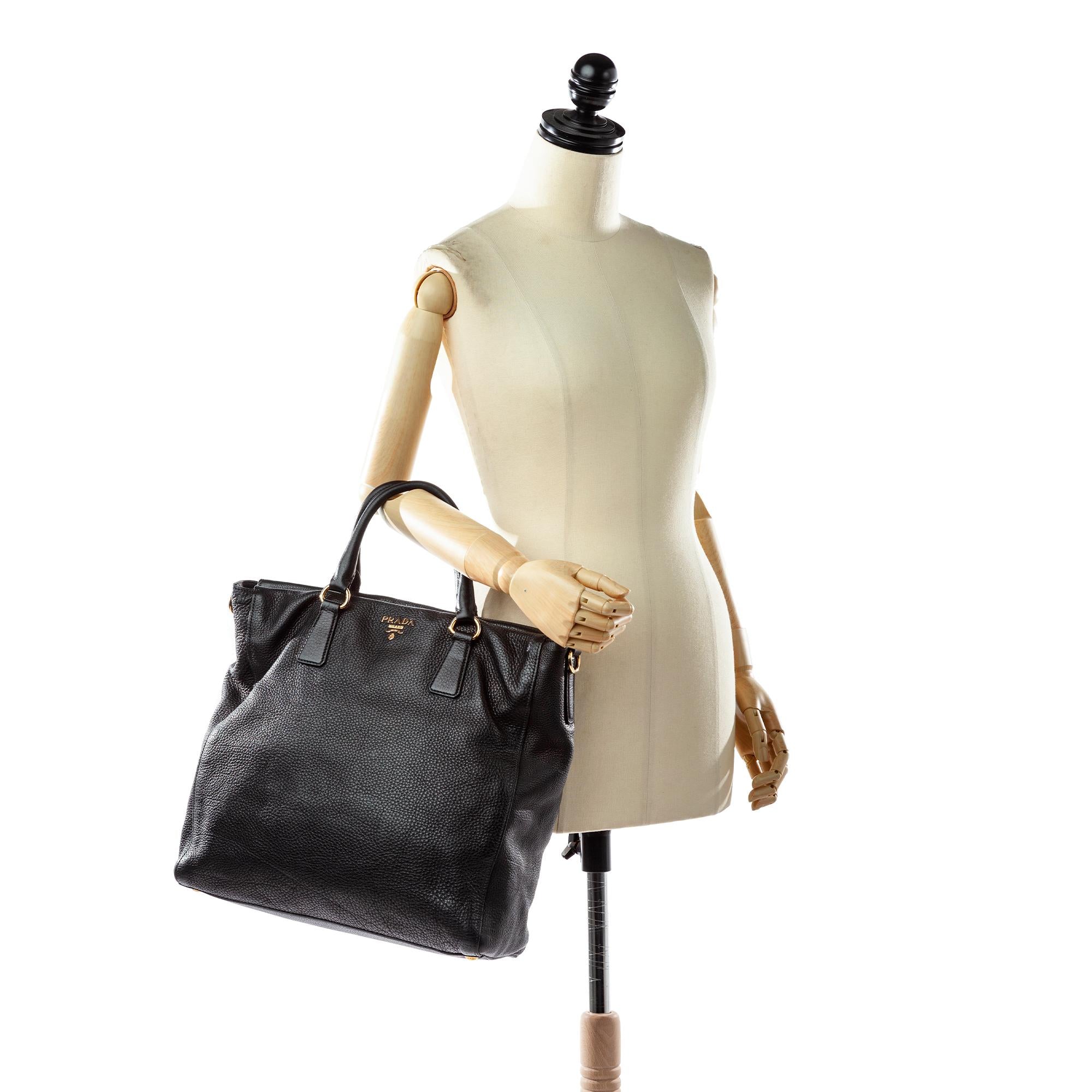 Prada Vitello Daino Satchel (SHG-26973)