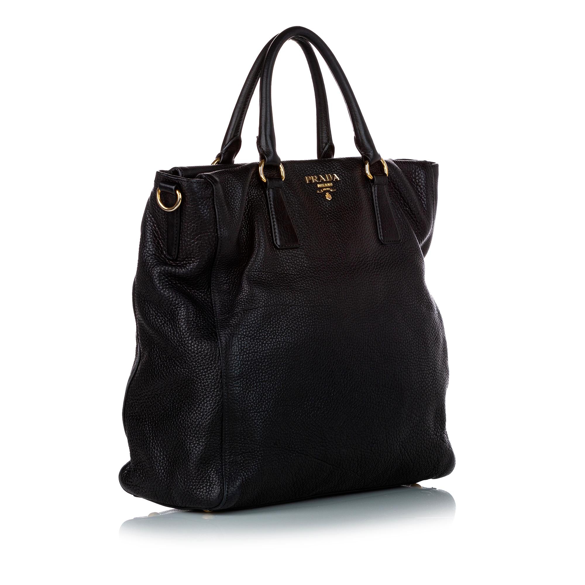 Prada Vitello Daino Satchel (SHG-26973)