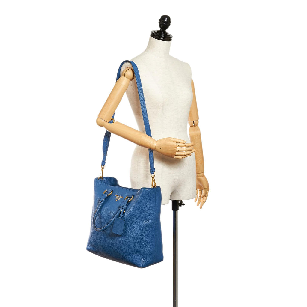 Prada Vitello Daino Satchel (SHG-27232)