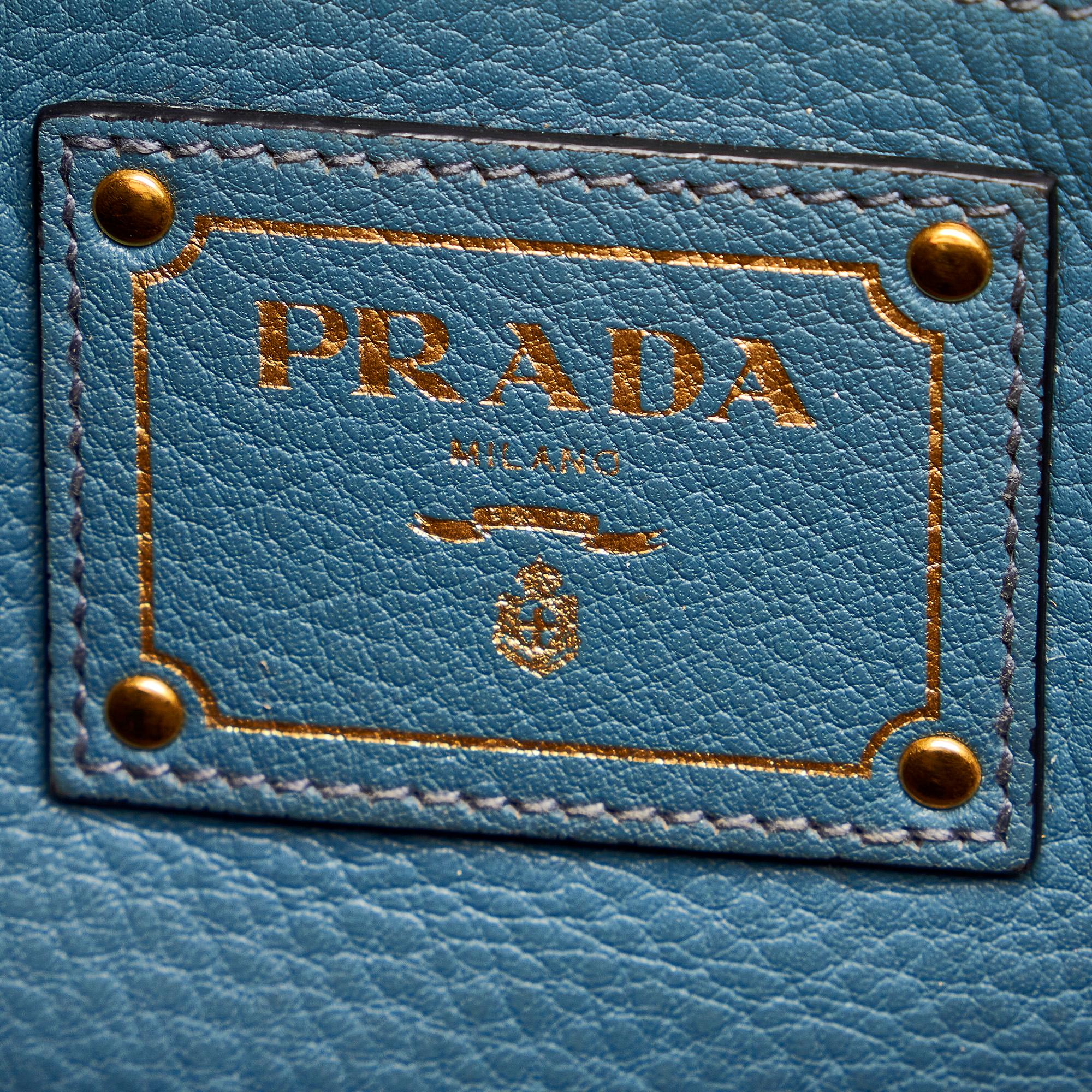 Prada Vitello Daino Satchel (SHG-27312)