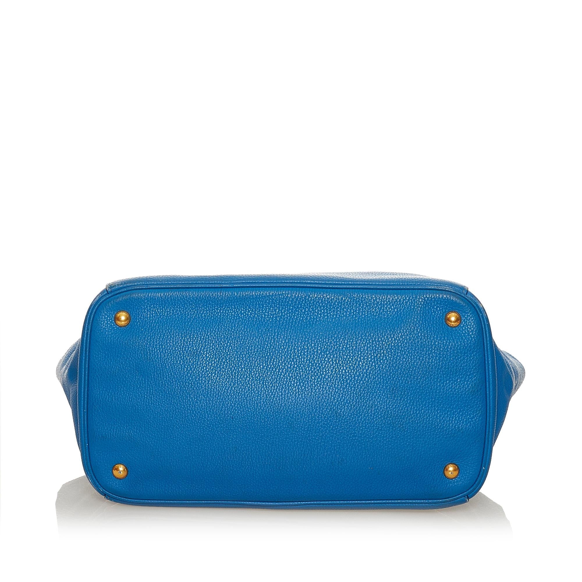 Prada Vitello Daino Satchel (SHG-27618)