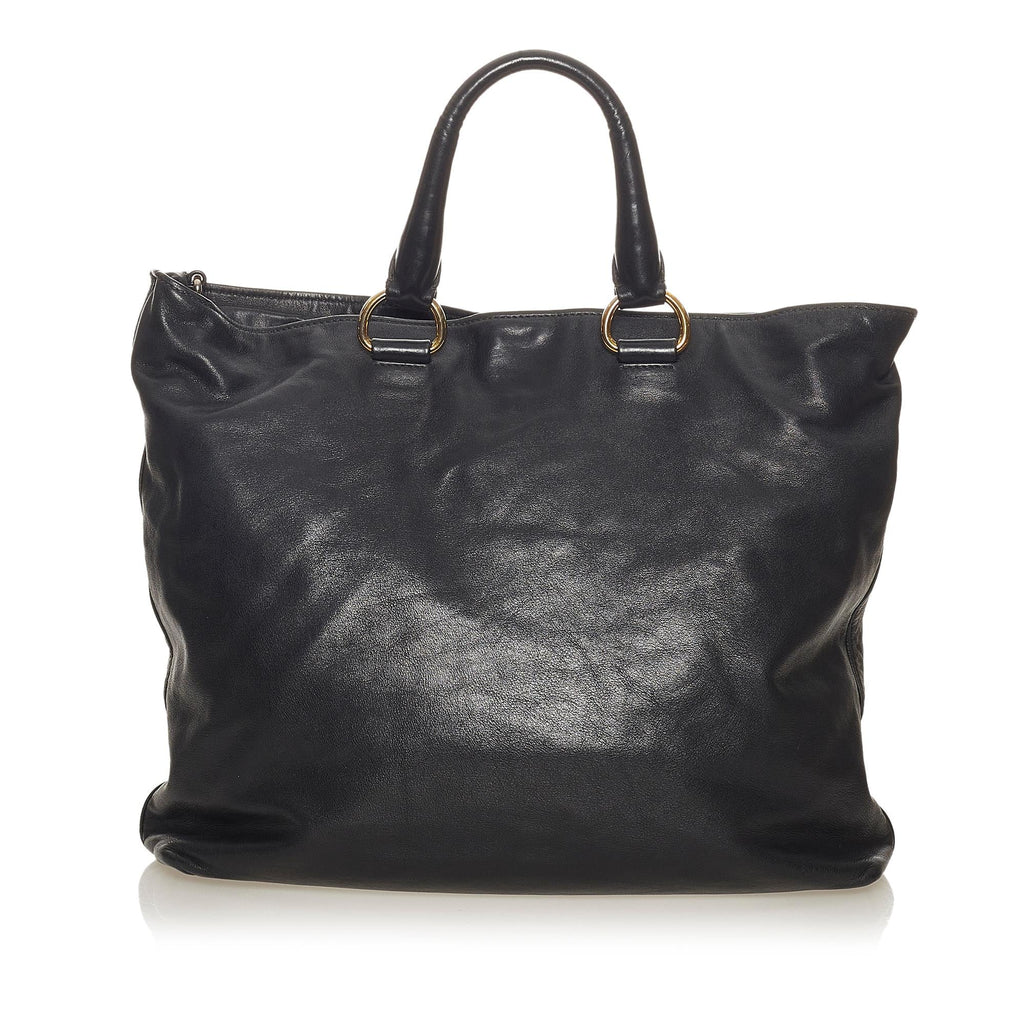 Prada Vitello Daino Satchel (SHG-27750)