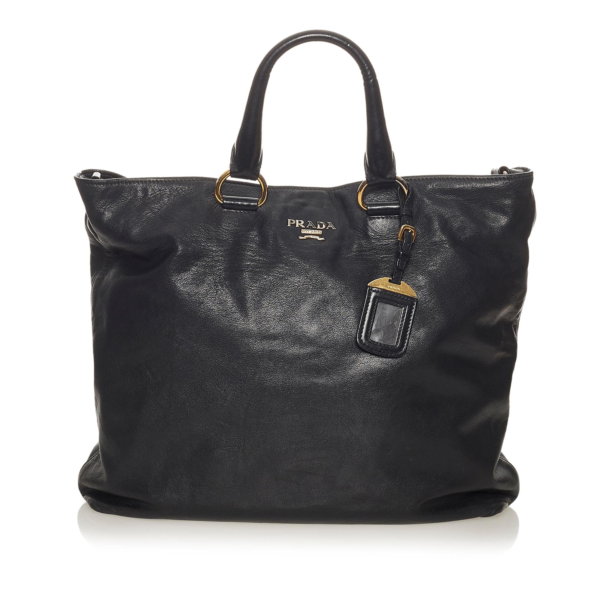 Prada Vitello Daino Satchel (SHG-27750)