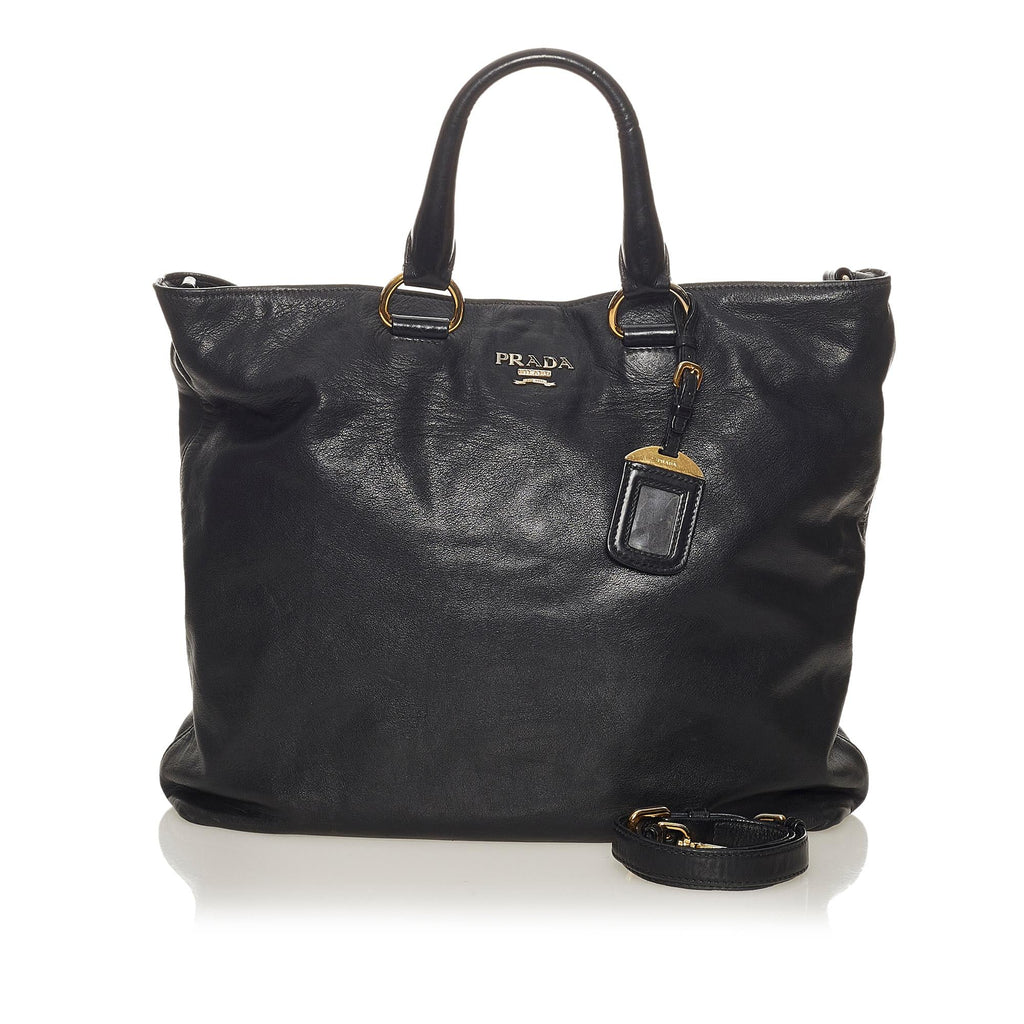 Prada Vitello Daino Satchel (SHG-27750)