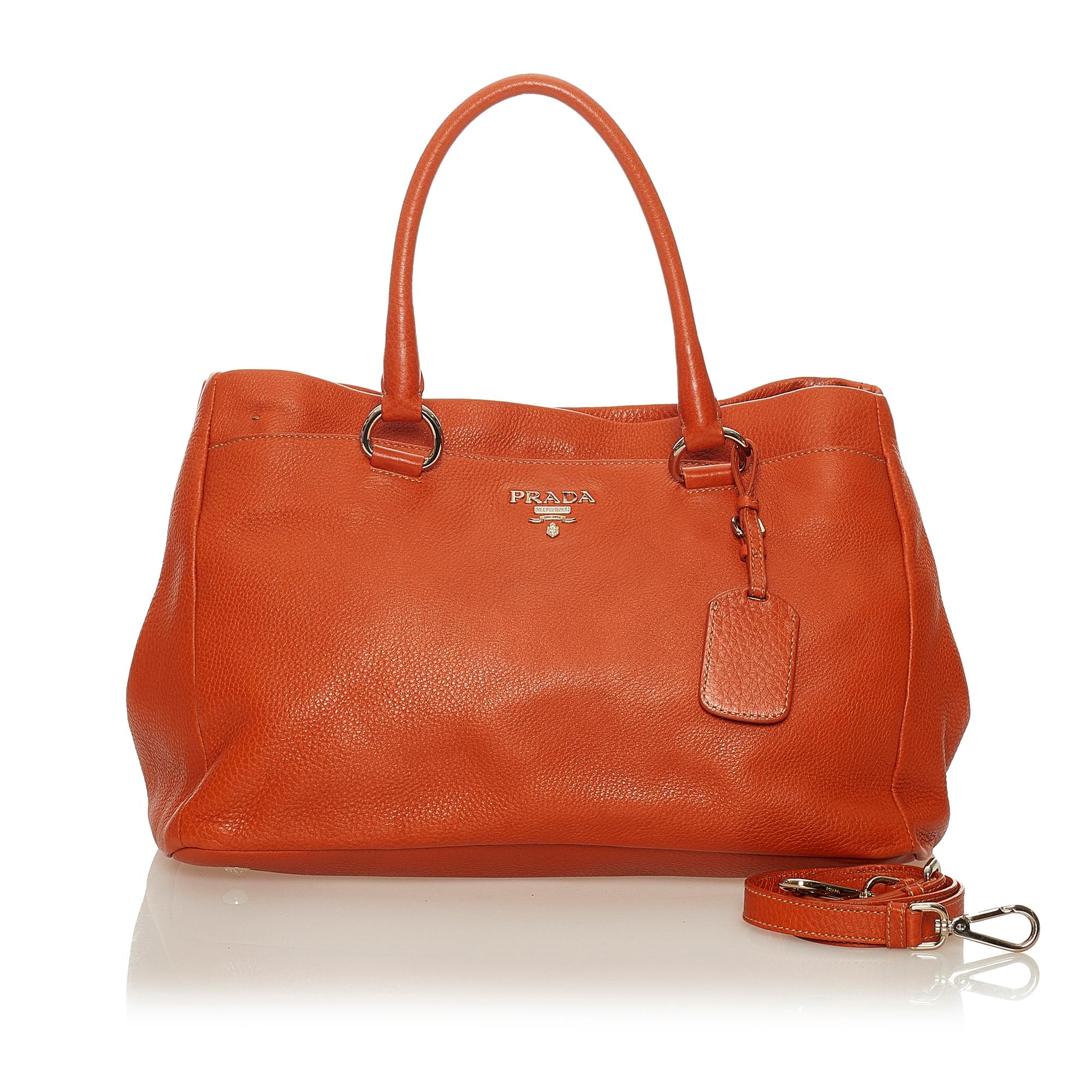 Prada Vitello Daino Satchel (SHG-27836)