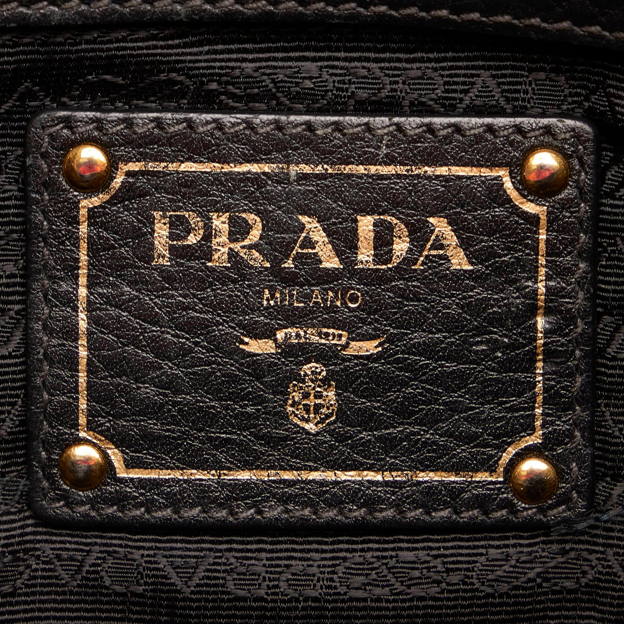 Prada Vitello Daino Satchel (SHG-28038)
