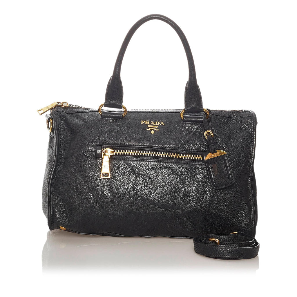 Prada Vitello Daino Satchel (SHG-28038)
