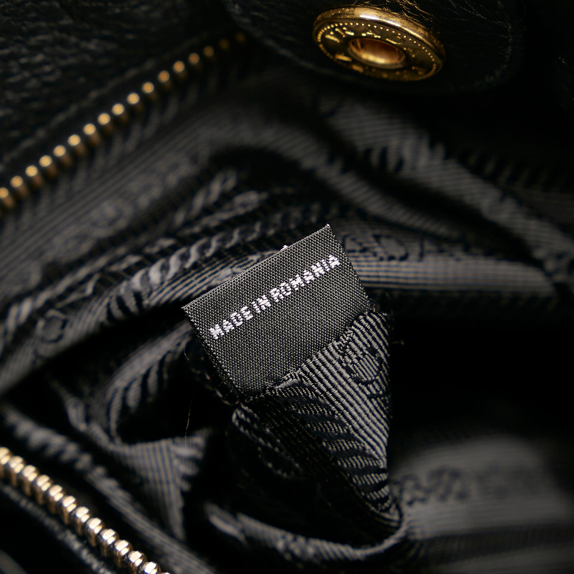 Prada Vitello Daino Satchel (SHG-28077)
