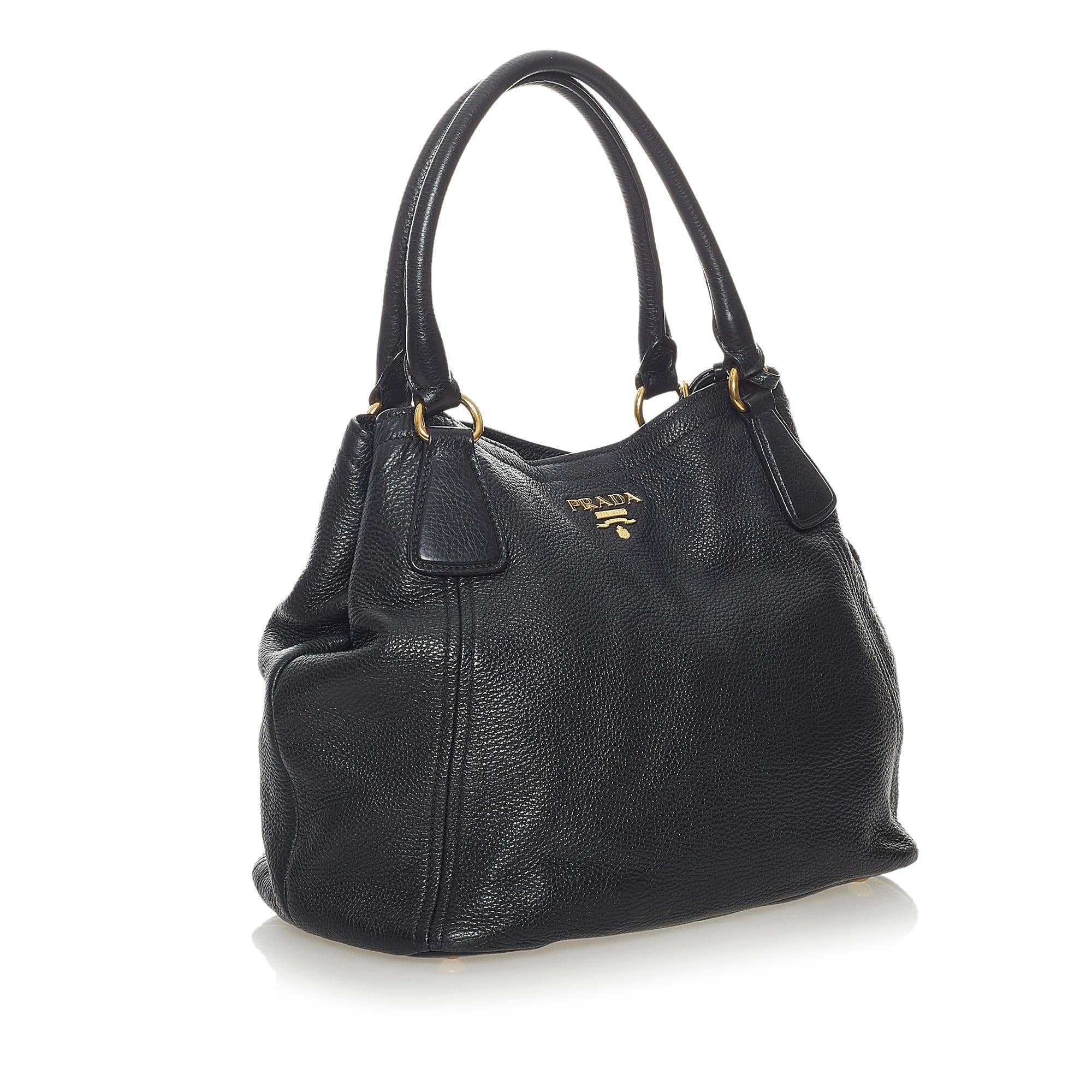 Prada Vitello Daino Satchel (SHG-28077)