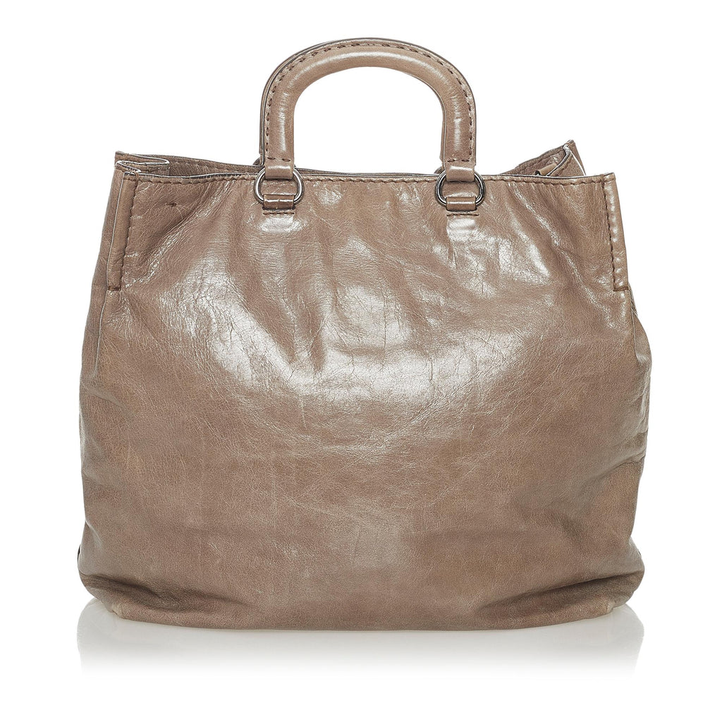 Prada Vitello Daino Satchel (SHG-28079)