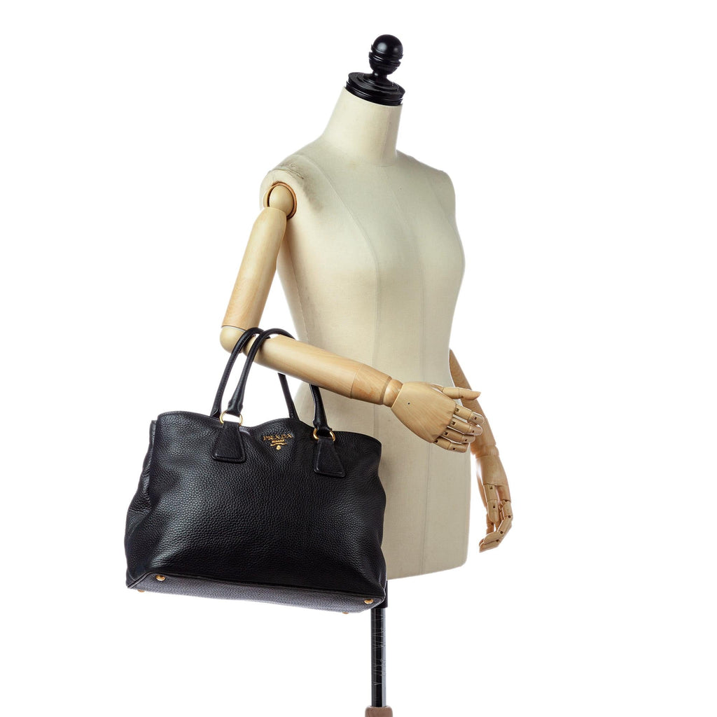 Prada Vitello Daino Satchel (SHG-28449)