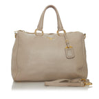 Prada Vitello Daino Satchel (SHG-28508)