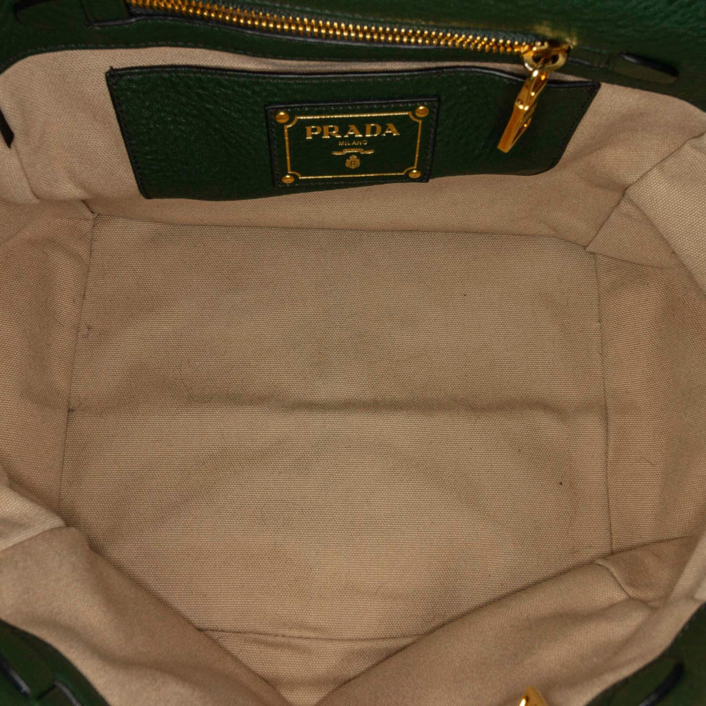 Prada Vitello Daino Tote Bag (SHG-16965)