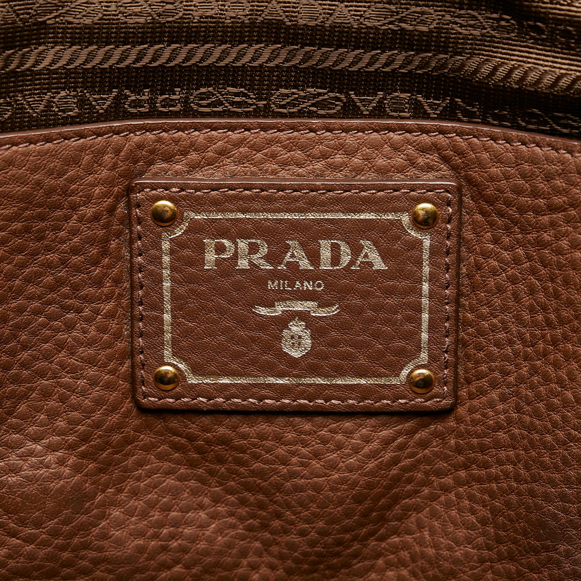 Prada Vitello Daino Tote Bag (SHG-27744)