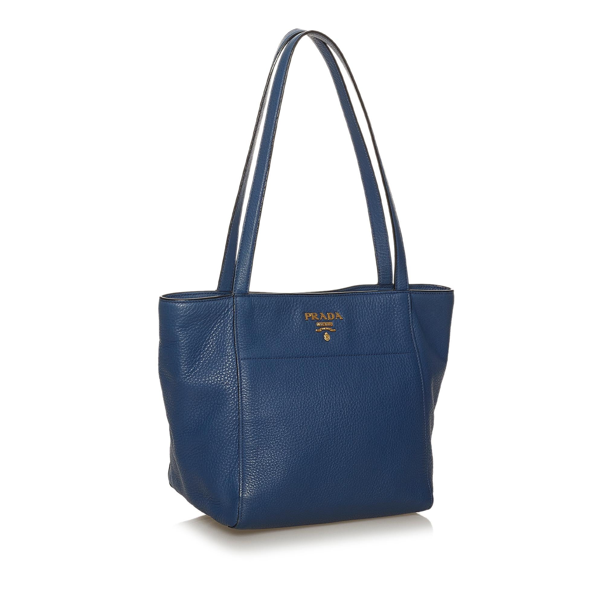 Prada Vitello Daino Tote Bag (SHG-28613)