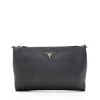 Prada Vitello Daino Wristlet (SHF-16976)