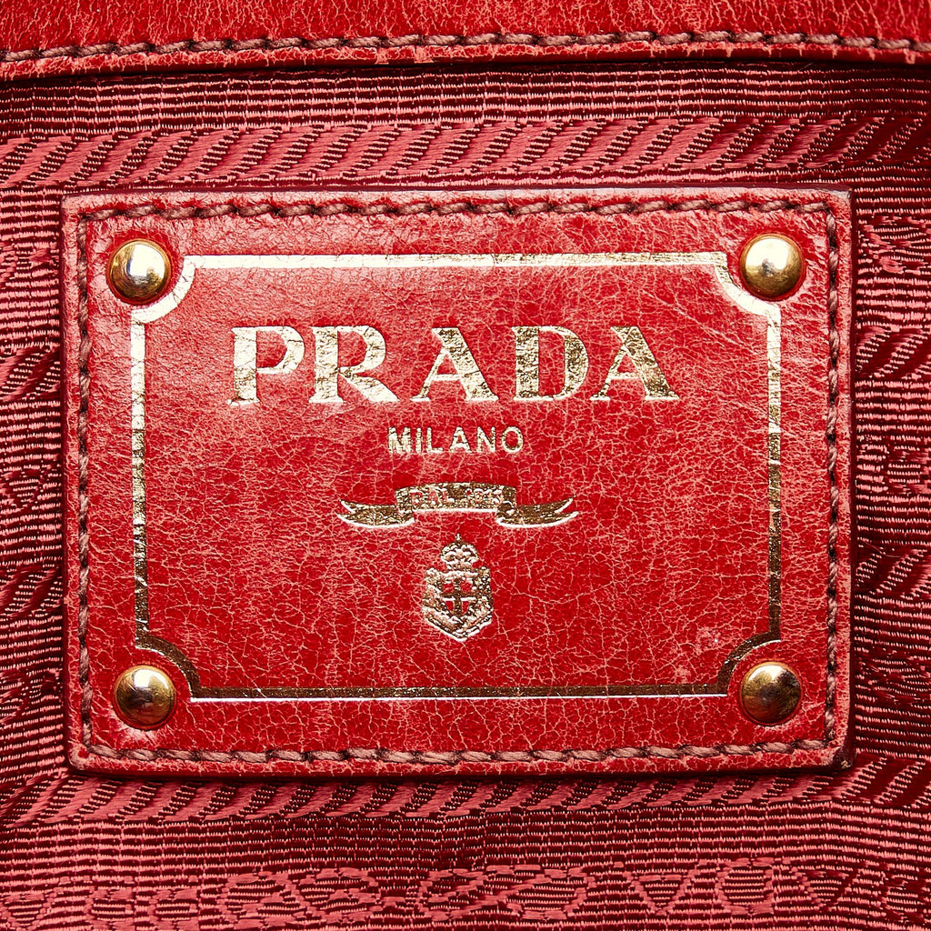 Prada Vitello Lux Tote Bag (SHG-28081)