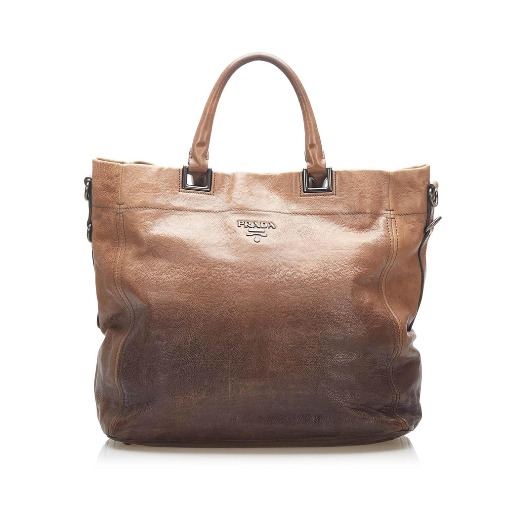 Prada Vitello Shine Satchel (SHG-16534)