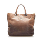 Prada Vitello Shine Satchel (SHG-16534)