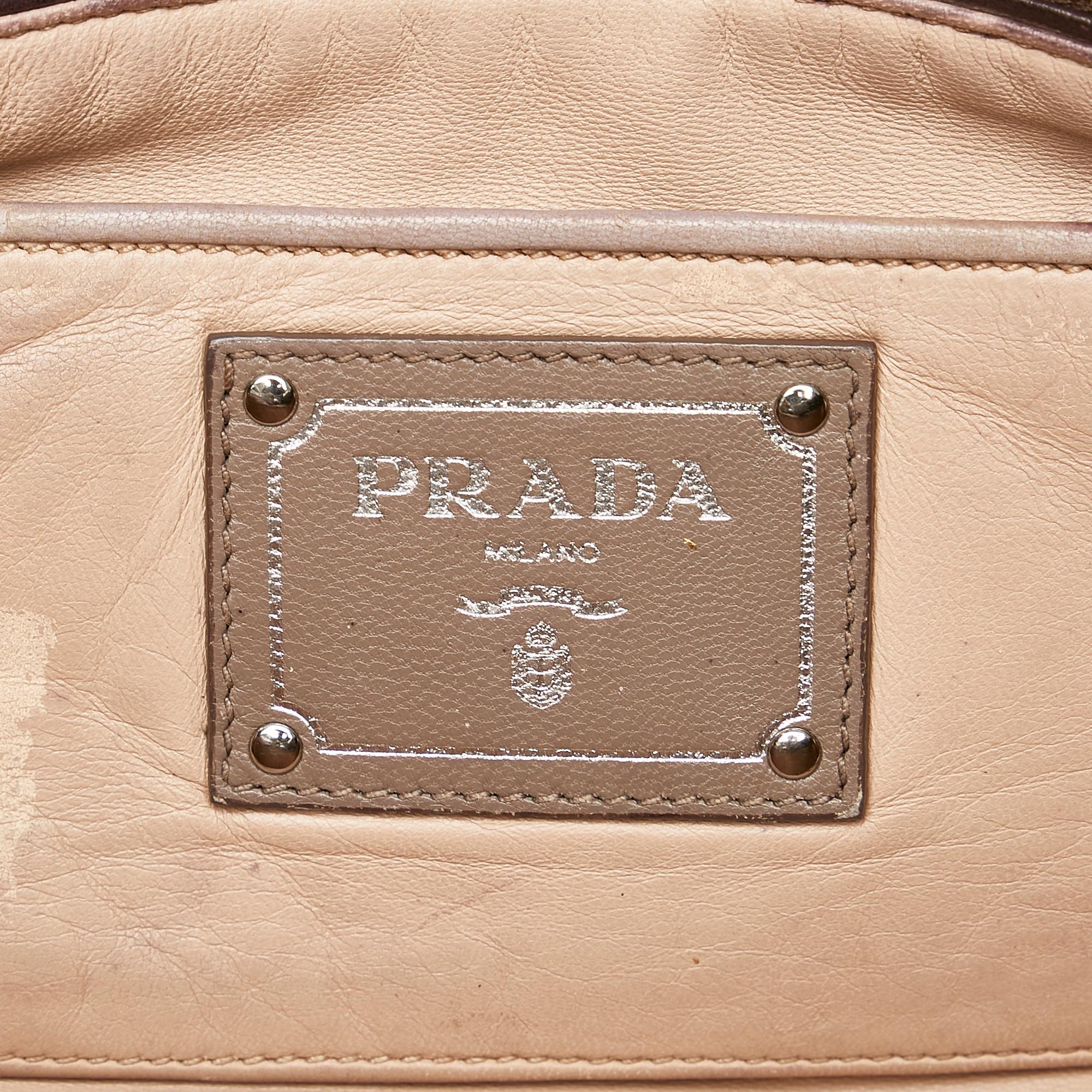 Prada Vitello Shine Satchel (SHG-25403)