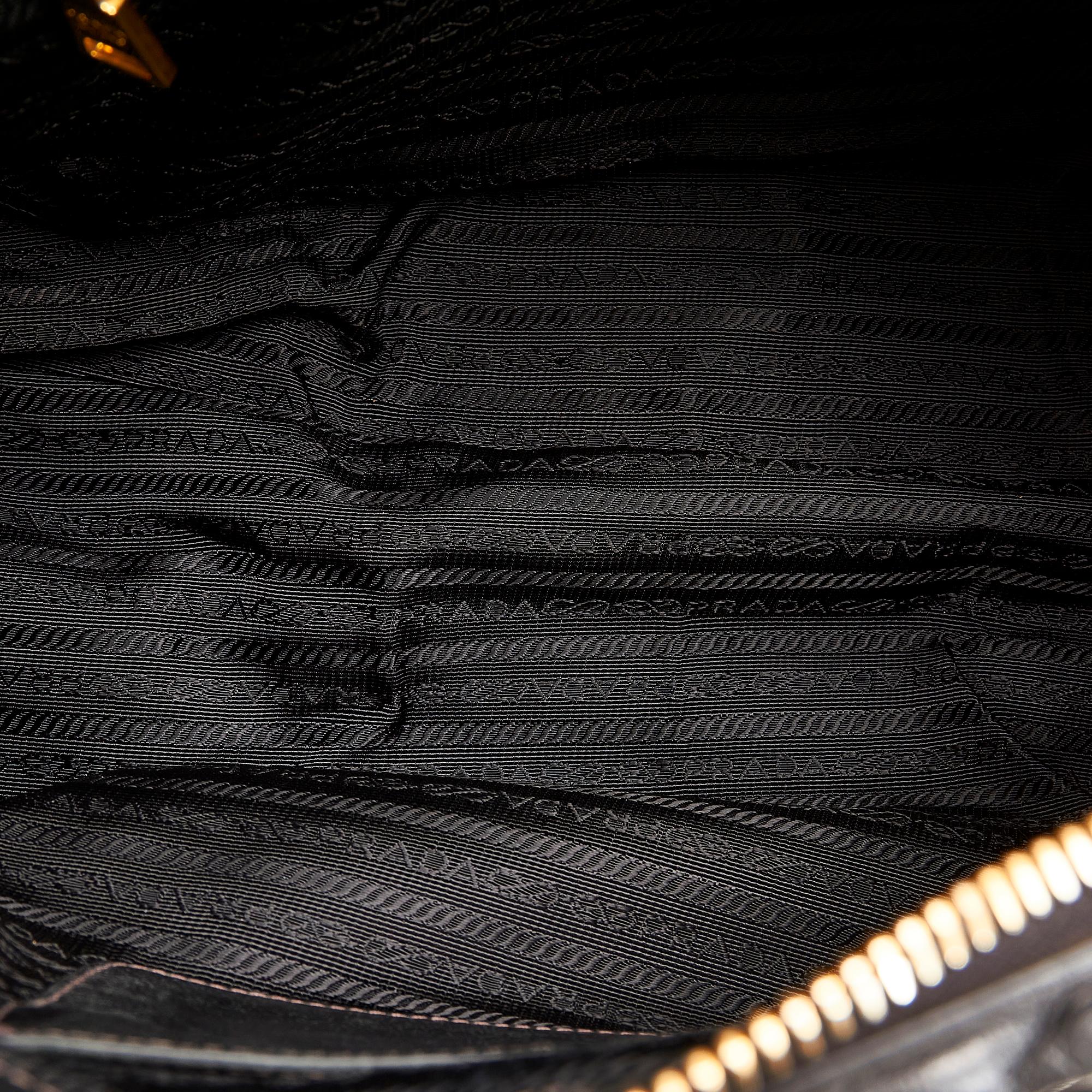 Prada Vitello Shine Satchel (SHG-27607)