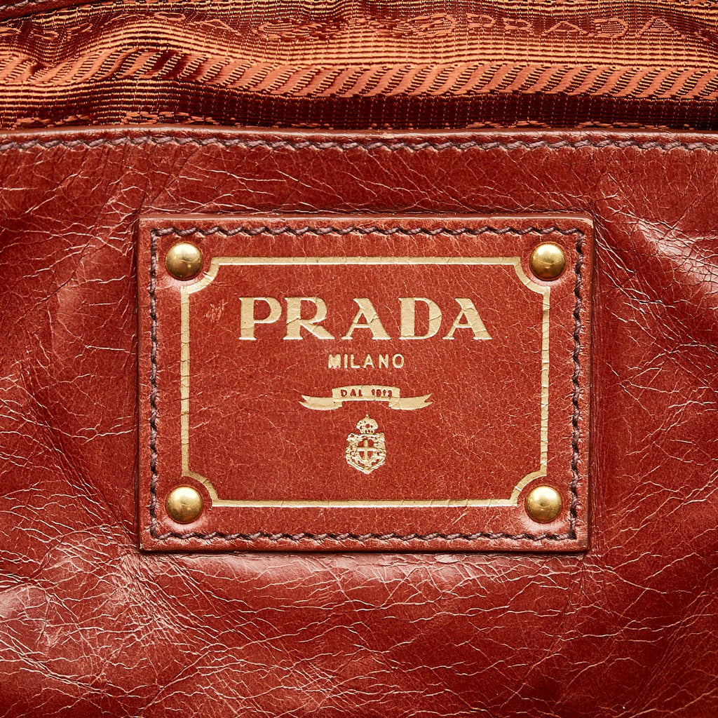 Prada Vitello Shine Satchel (SHG-27630)