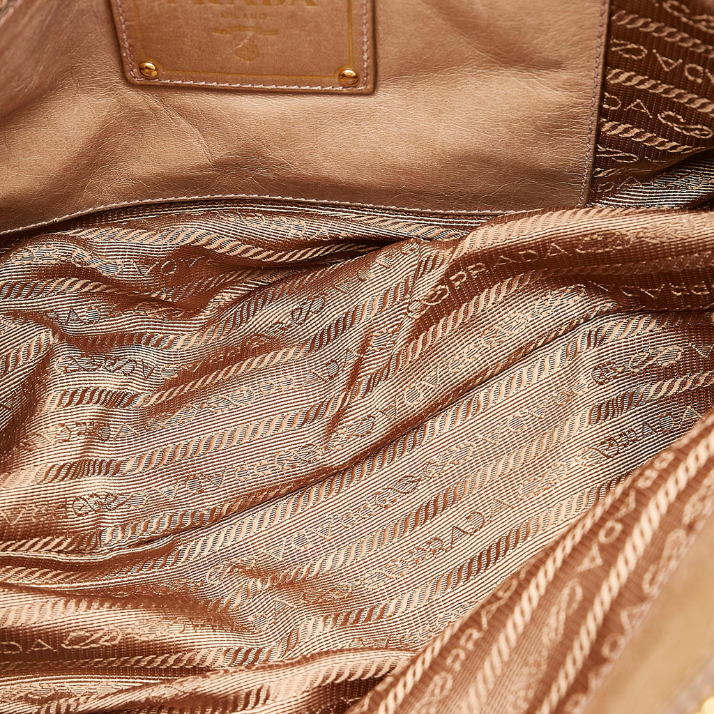 Prada Vitello Shine Satchel (SHG-27635)