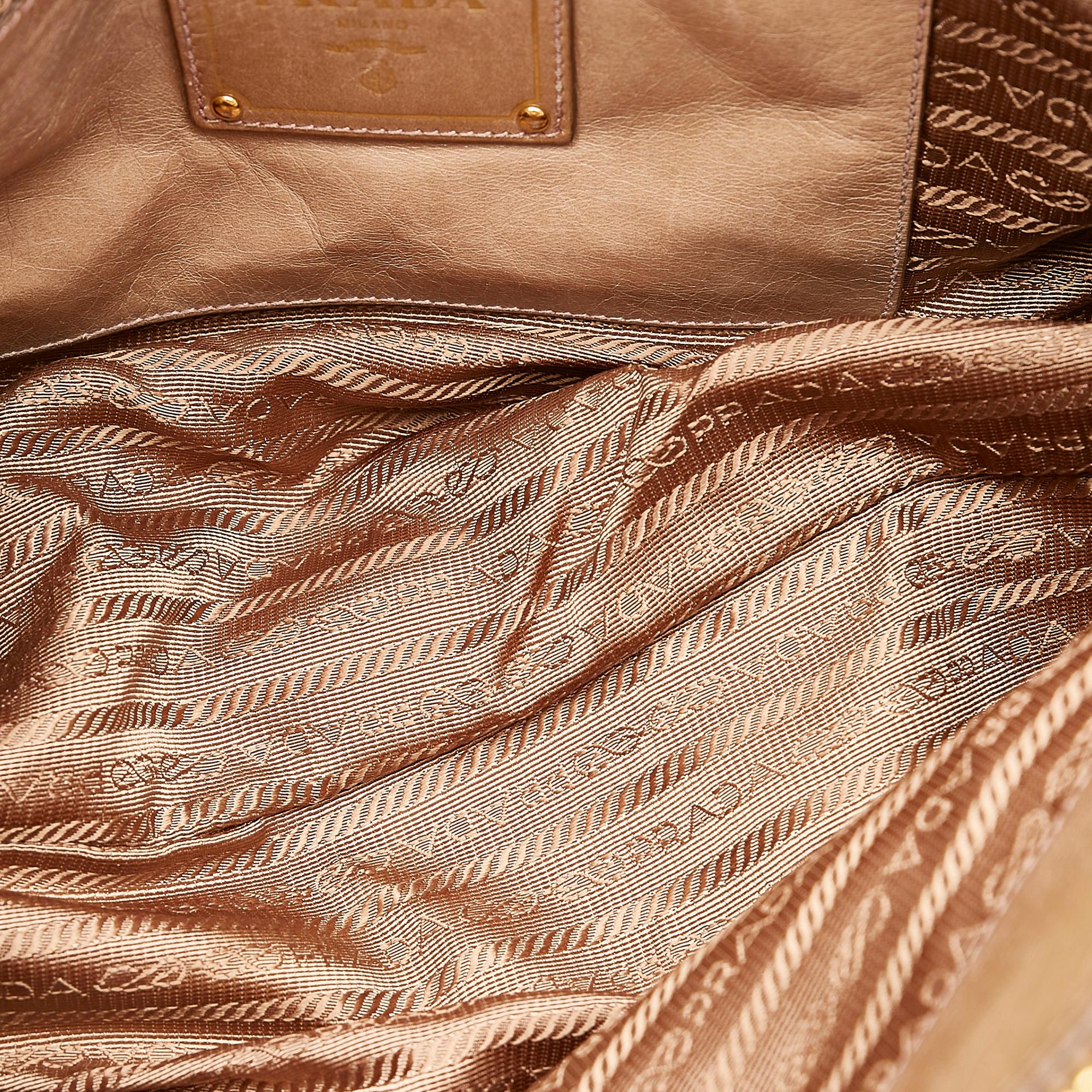 Prada Vitello Shine Satchel (SHG-27635)