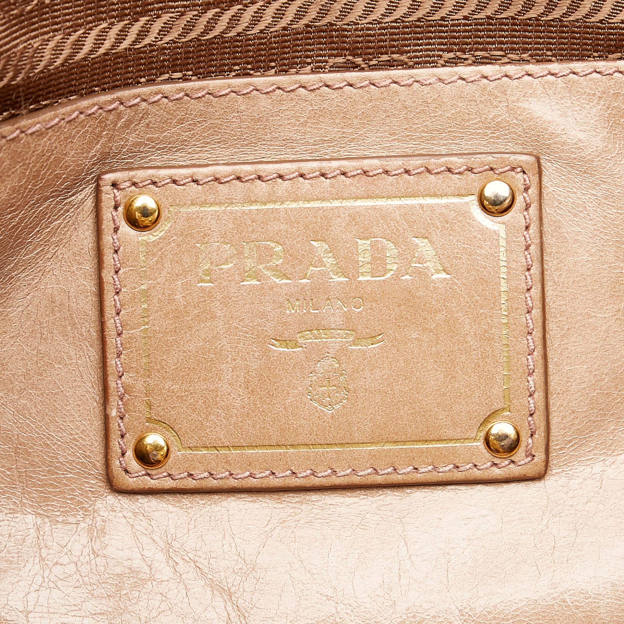 Prada Vitello Shine Satchel (SHG-27635)