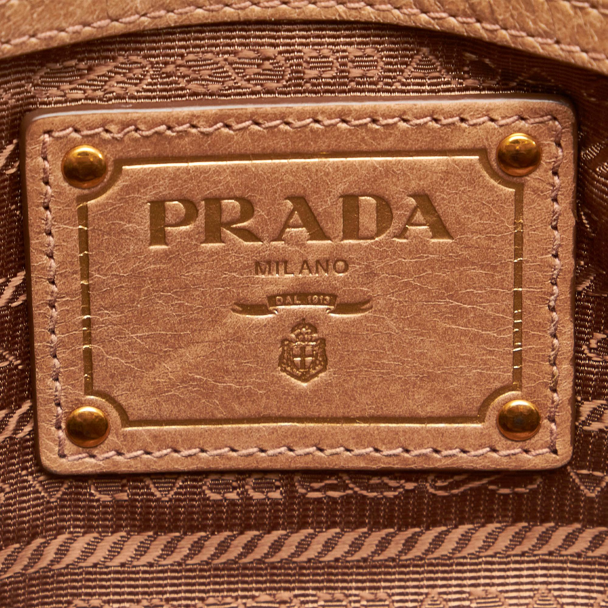 Prada Vitello Shine Satchel (SHG-28200)