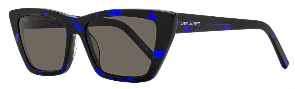 Saint Laurent Mica Sunglasses SL 276 009 Blue Havana 53mm YSL Blue Havana