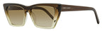 Saint Laurent Mica Sunglasses SL 276 019 Brown Ombre 53mm YSL Brown Ombre