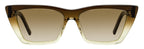 Saint Laurent Mica Sunglasses SL 276 019 Brown Ombre 53mm YSL