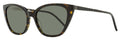 Saint Laurent Monogram Cat-Eye Sunglasses SL M69 002 Havana/Silver 56mm YSL Havana Silver