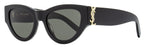 Saint Laurent Monogram Sunglasses SL M94 001 Black 53mm Black
