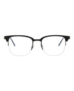 Saint Laurent Unisex Square/Rectangle Black Black Transparent Fashion Designer Eyewear