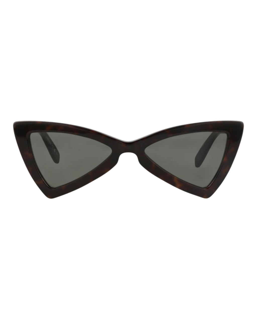 Saint Laurent Womens Cat Eye Havana Havana Grey Fashion Designer Eyewear