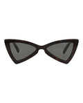Saint Laurent Womens Cat Eye Havana Havana Grey Fashion Designer Eyewear