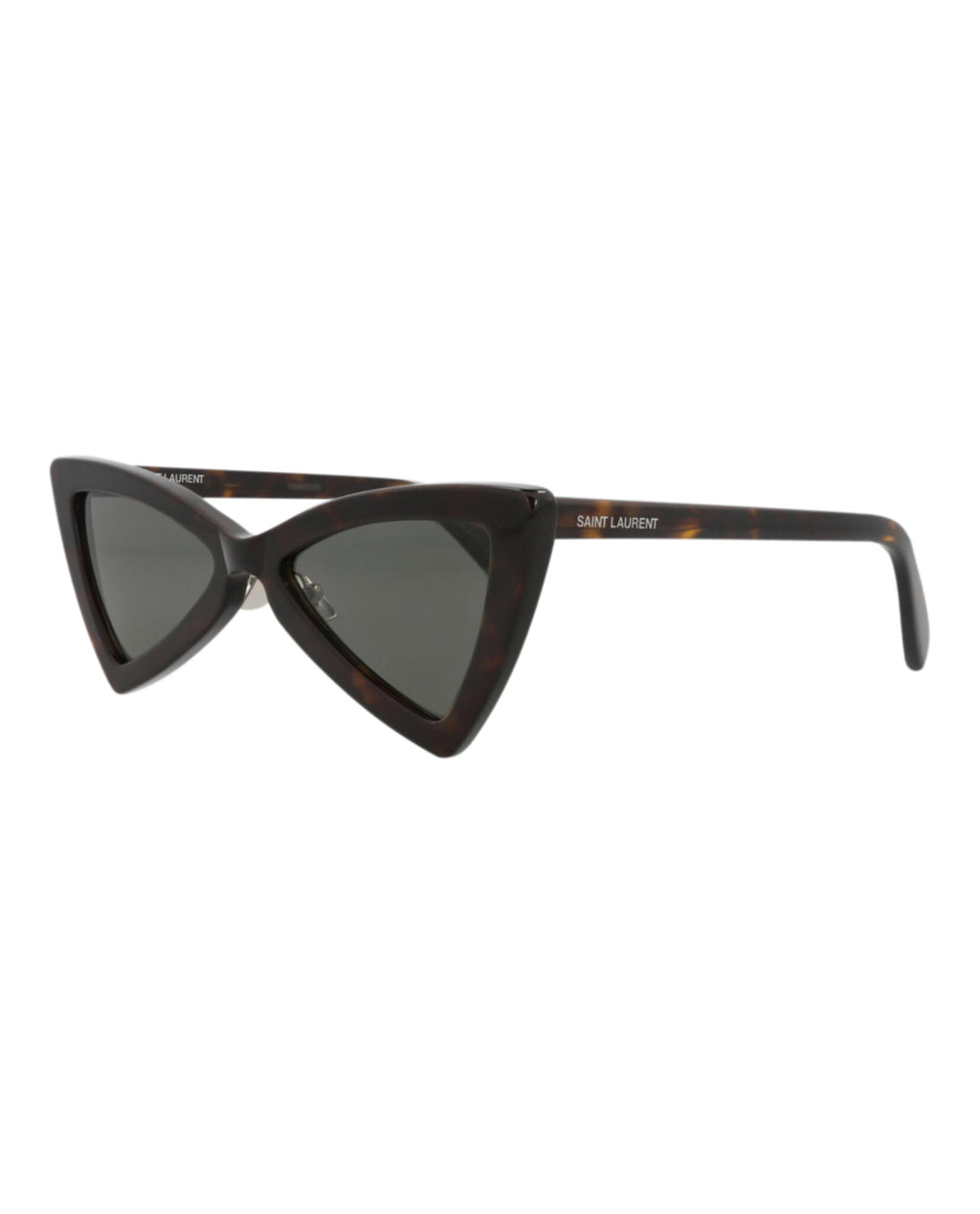 Saint Laurent Womens Cat Eye Havana Havana Grey Fashion Designer Eyewear