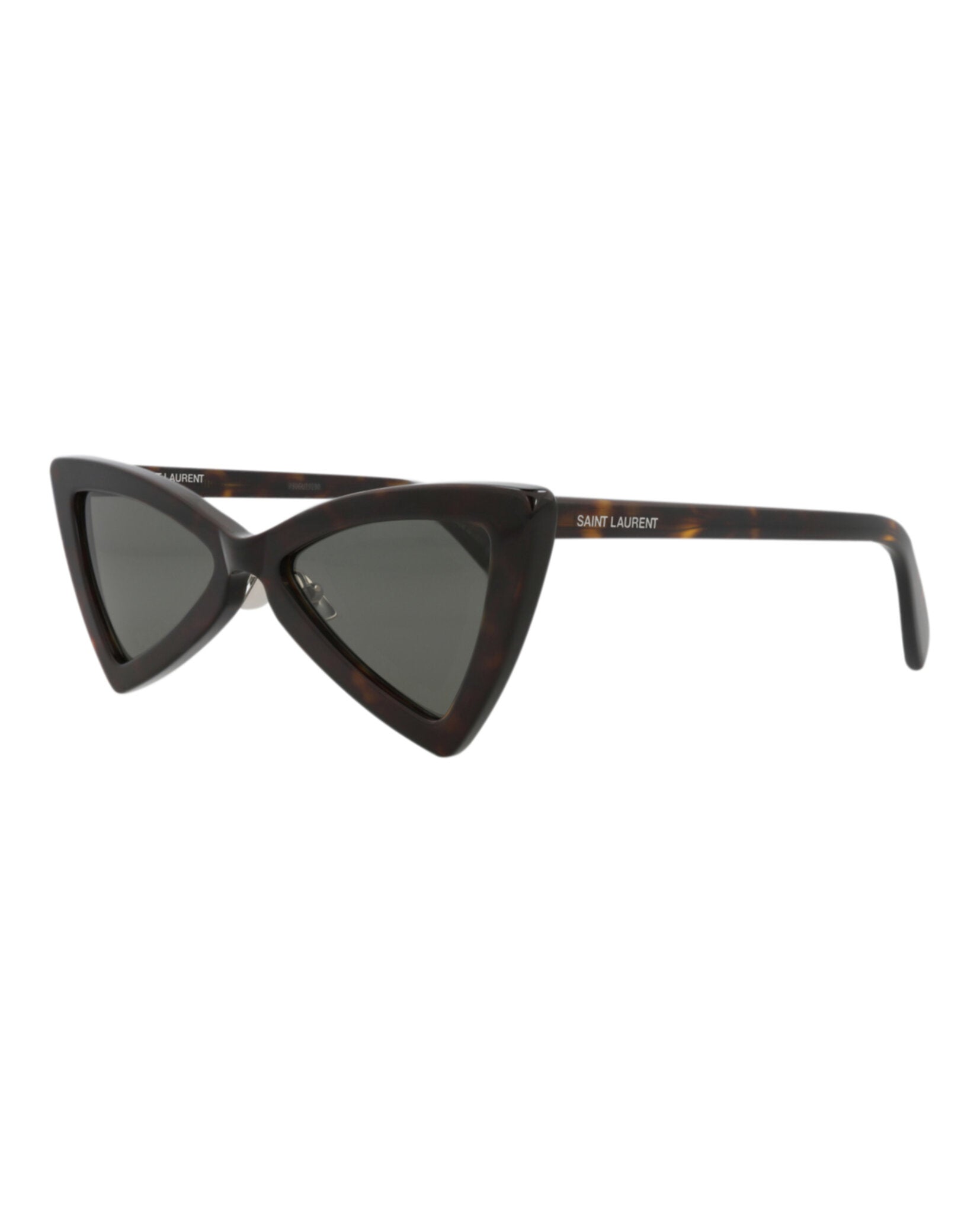 Saint Laurent Womens Cat Eye Havana Havana Grey Fashion Designer Eyewear