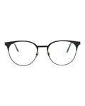 Saint Laurent Mens Round/Oval Black Black Transparent Fashion Designer Eyewear