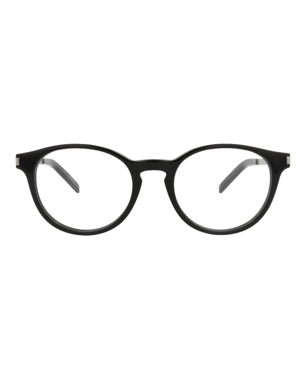 Saint Laurent Unisex Round/Oval Black Silver Transparent Fashion Designer Eyewear