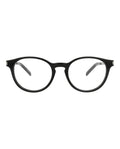 Saint Laurent Unisex Round/Oval Black Silver Transparent Fashion Designer Eyewear