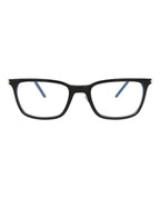 Saint Laurent Mens Square/Rectangle Black Silver Transparent Fashion Designer Eyewear