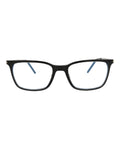 Saint Laurent Mens Square/Rectangle Black Silver Transparent Fashion Designer Eyewear
