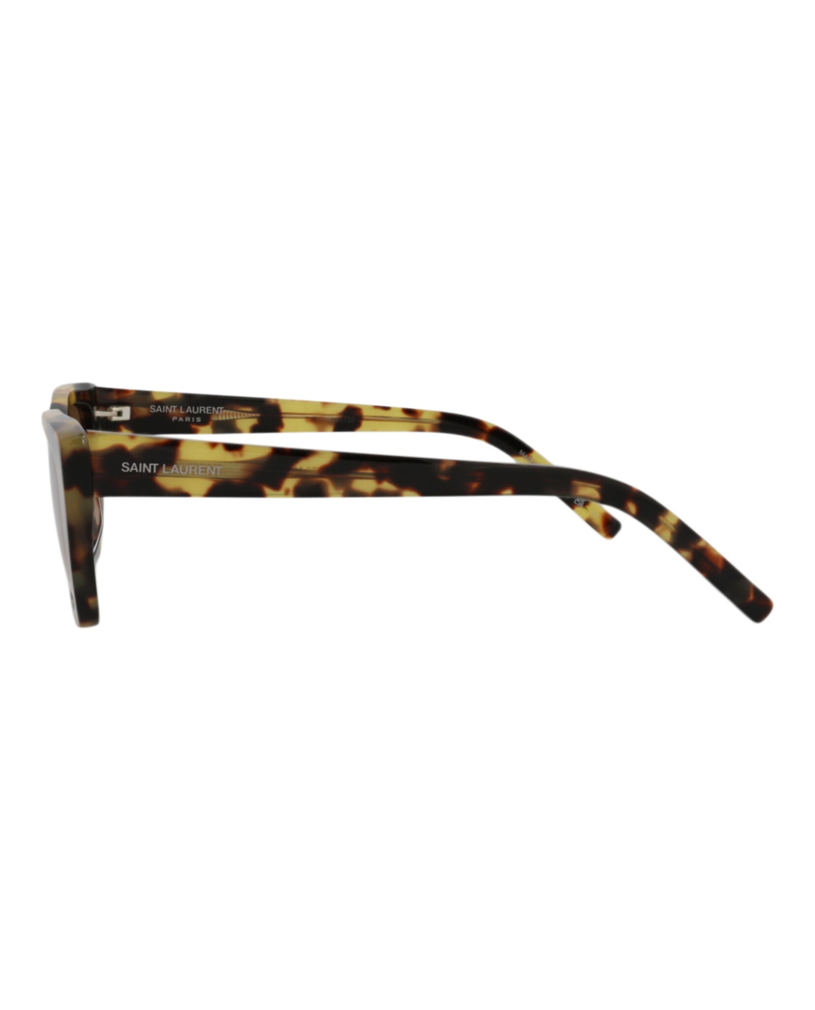 Saint Laurent Womens Cat Eye Havana Havana Brown Fashion Designer Eyewear
