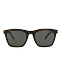 Saint Laurent Mens Square/Rectangle Havana Havana Grey Fashion Designer Eyewear