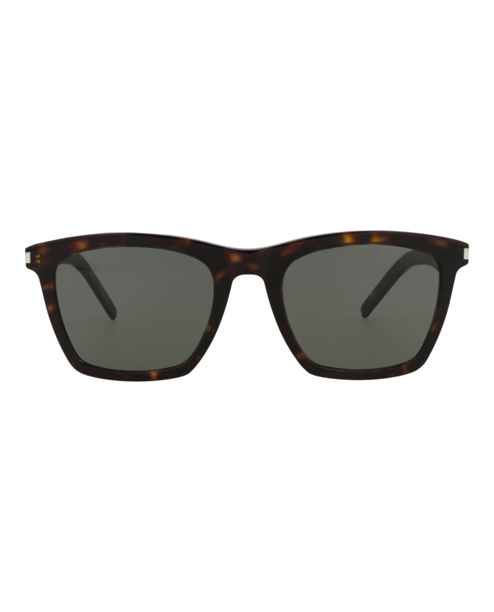 Saint Laurent Mens Square/Rectangle Havana Havana Grey Fashion Designer Eyewear