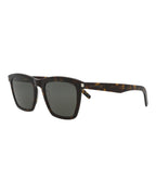Saint Laurent Mens Square/Rectangle Havana Havana Grey Fashion Designer Eyewear
